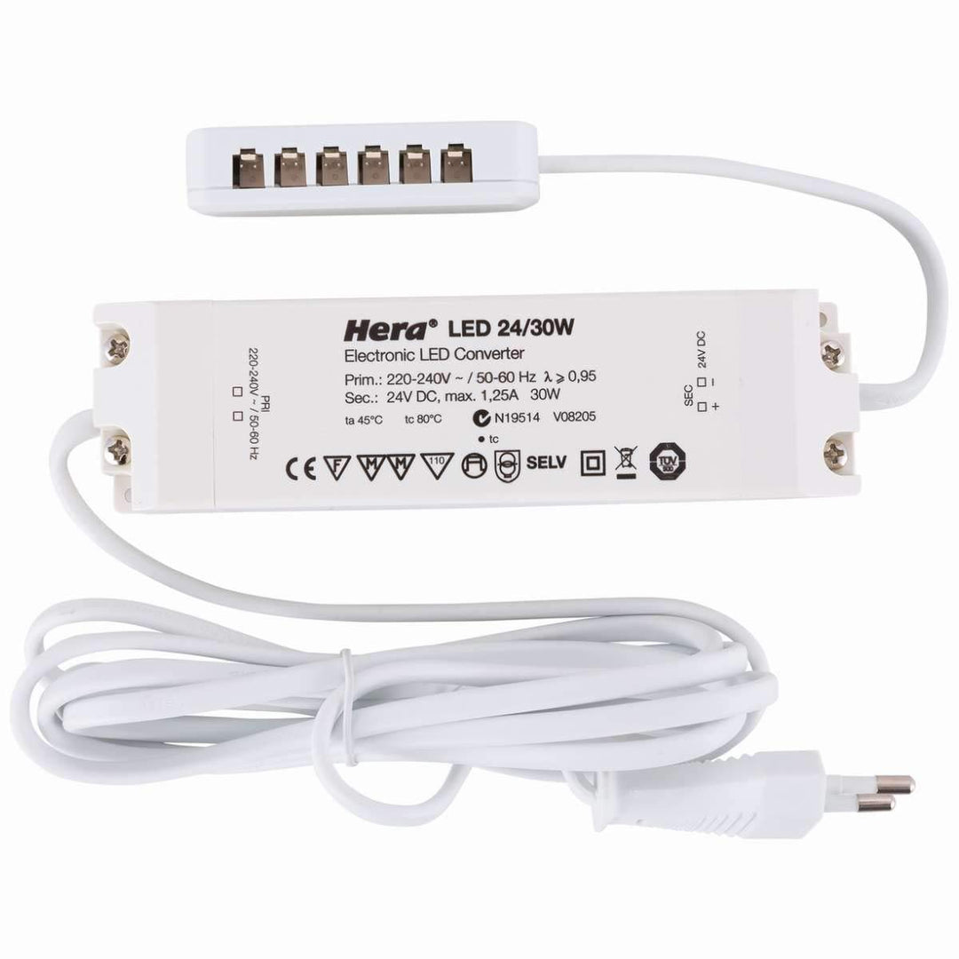 Trafo LED 24/30W Netzanschlussleitung 2 HERA 20604001201