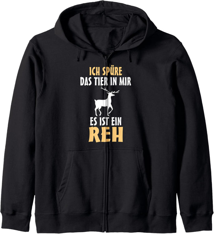 Waldbewohner Wald Reh Kapuzenjacke