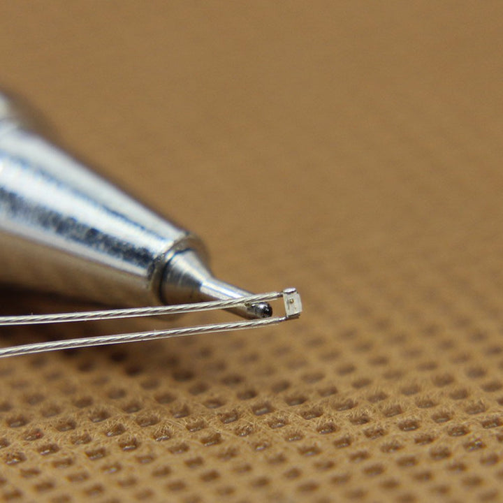 Evemodel 20Stk. SMD LED 0402 Vorgelötete Mikrolitzenleiter Modellbau Dekor Minigarten Puppemhaus Diy