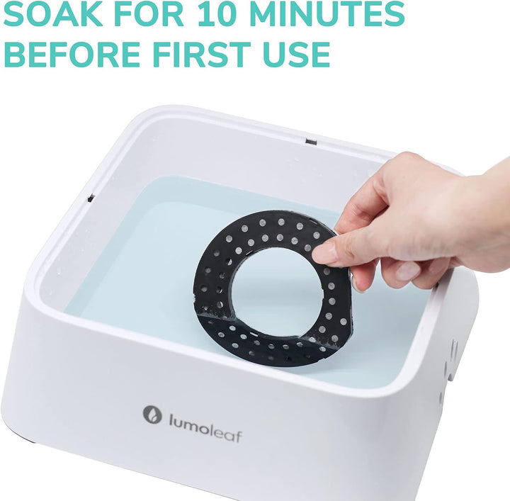 LumoLeaf Ersatzfilter für 2 l Haustier Wassernapf Kokosnuss Aktivkohle Filter für Hund Wasserspender