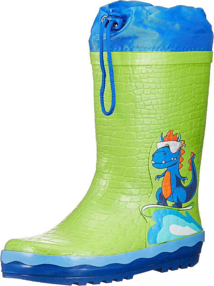 Playshoes Unisex Kinder Gummistiefel Zugband Regenstiefel