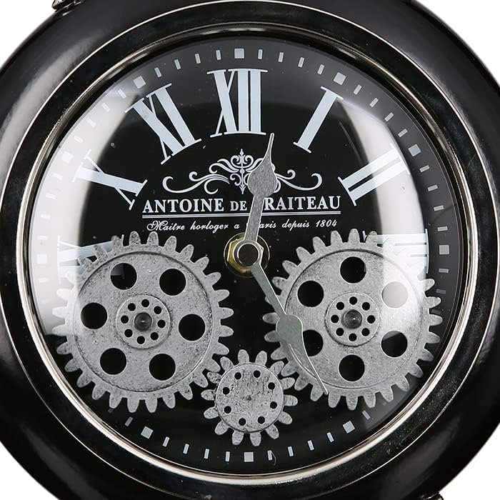 Casablanca - Uhr, Standuhr - doppelseitig - Chain- Silber/schwarz - Höhe 33 cm