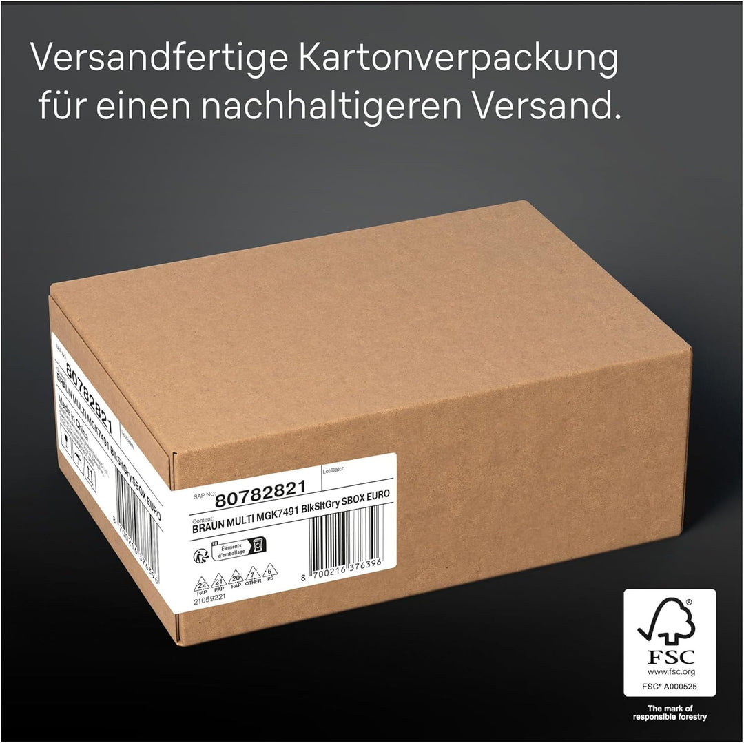 Braun All-In-One Bartpflege Bodygroomer Set, 17-in-1 Barttrimmer/Bartschneider, Trimmer/Haarschneide