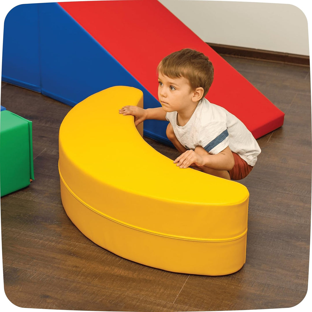 IGLU Soft Play Softbausteine Schaukelpferd Banane Forme Schaukeltier Schaukelspielzeug Kinder Baby S