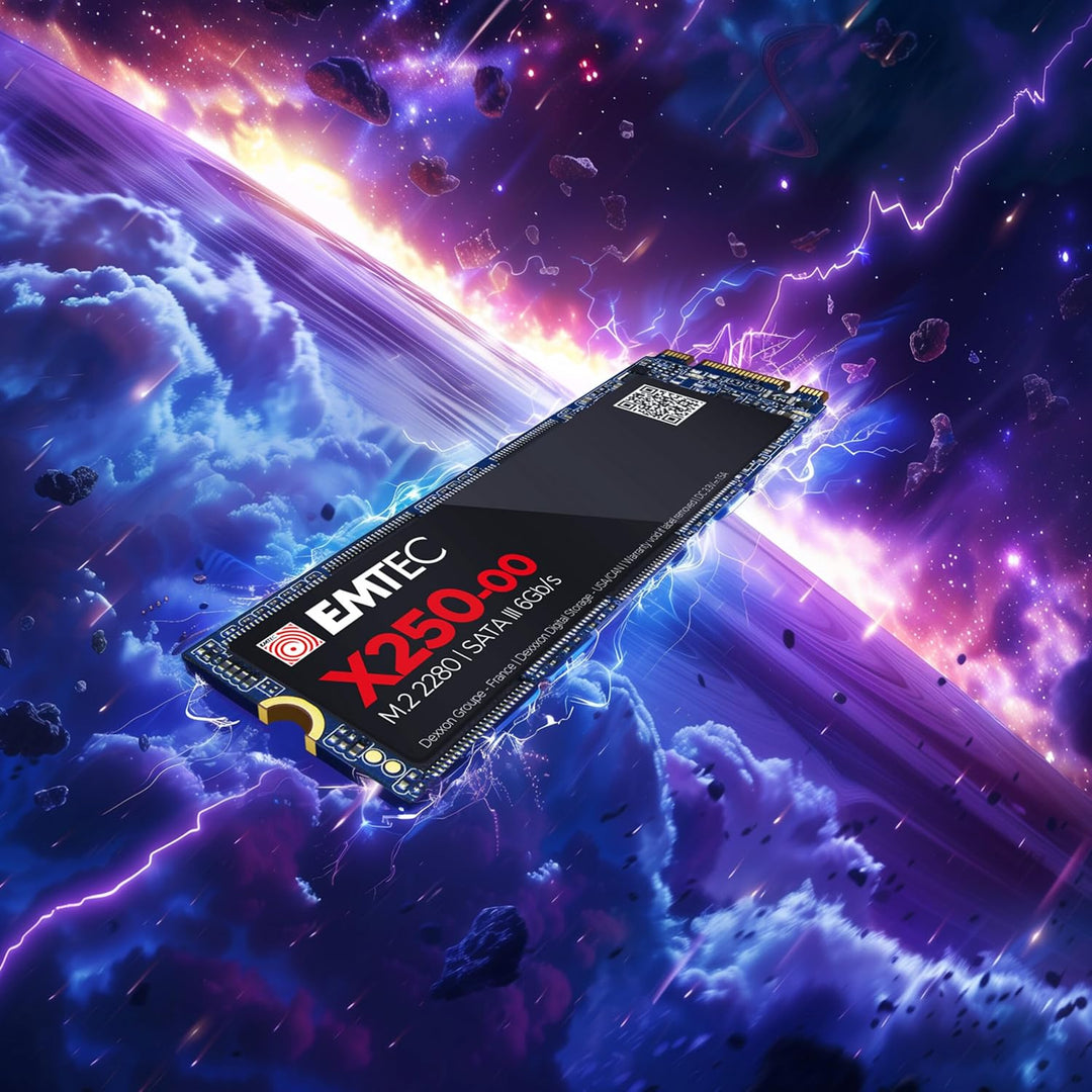 Emtec SSD M2 SATA x250 512GB Power Plus 3D NAND One size, One size