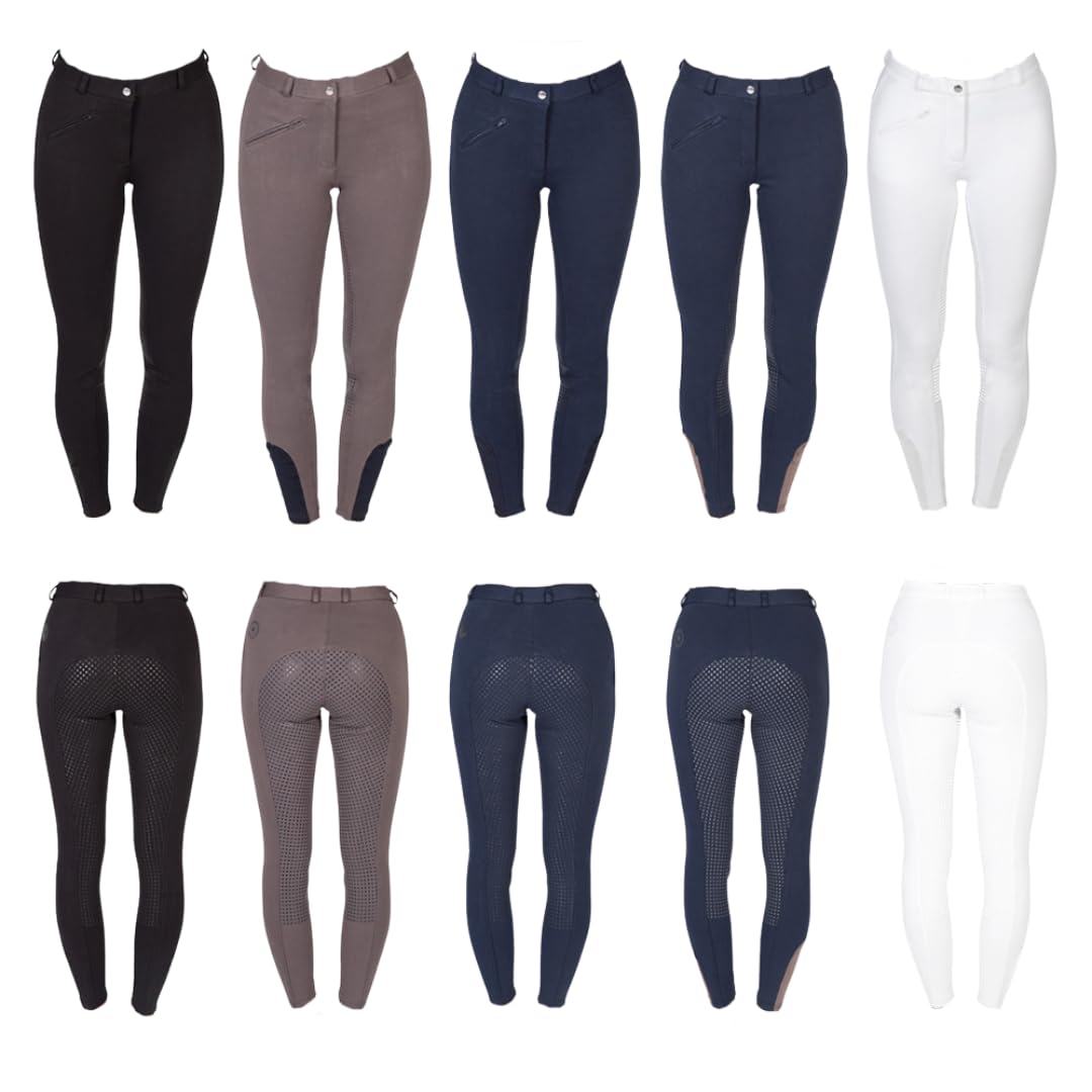 PFIFF Unisex Kinder Reithose Kinder Reithose Sanja 116 Blau-grau, 116 Blau-grau