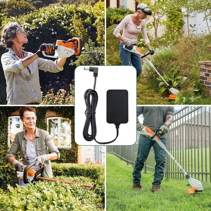 22.5 V 0.65A Ladegerät kompatibel mit STIHL FSA 45 Cordless Gras Trimmer HSA 45 Hedge Trimmer BGA 45