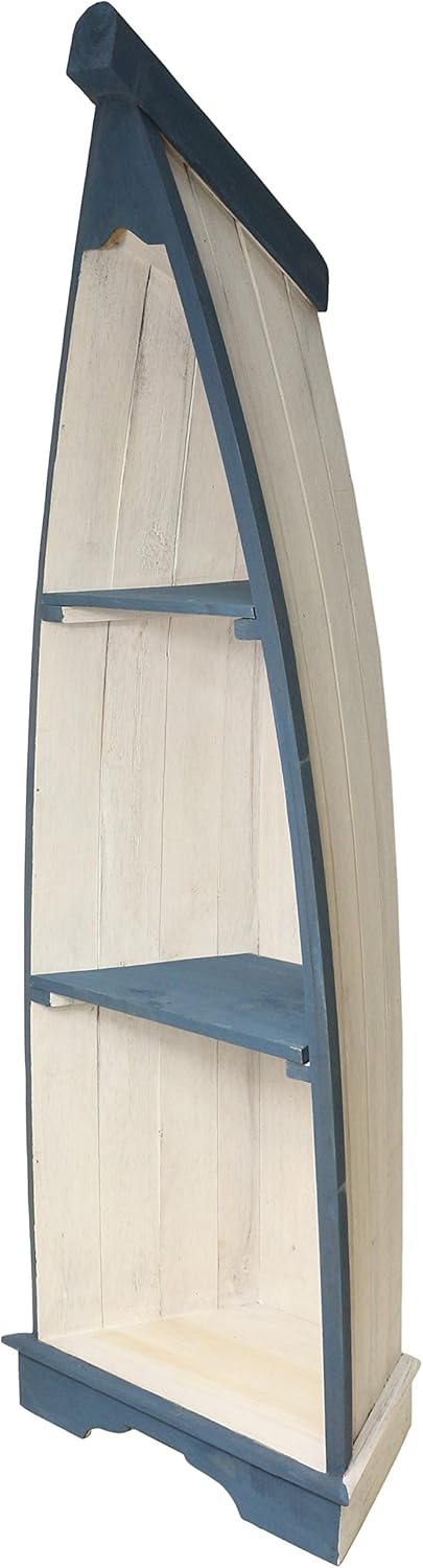 Badregal Bootsregal Boot Regal Bücherregal Bücherschrank Standregal Aufbewahrung 148 cm Albesia Holz