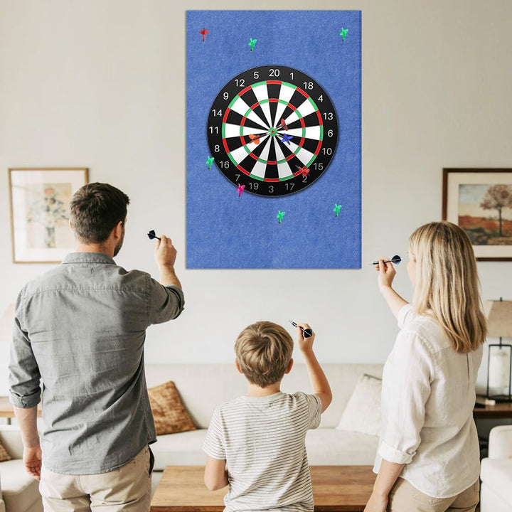 Dartboard-Wandschutz, Filz-Dartboard-Wandschutz, Wandumrandung für Dartboard-Rückseite, Selbstkleben