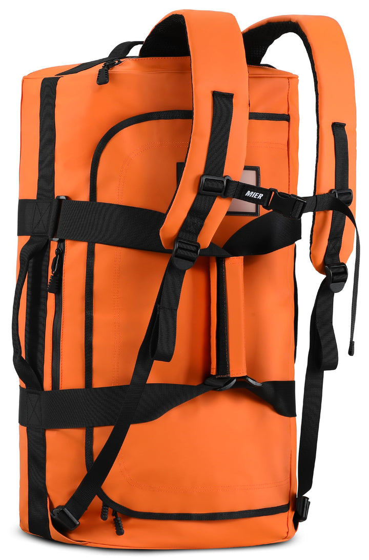 MIER Sporttasche Herren Wasserresistente Reisetasche gross Heavy Duty Convertible Sportrucksack mit