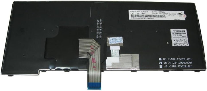 Trade-Shop Original Laptop Tastatur/Notebook Keyboard Deutsch QWERTZ für Lenovo Thinkpad E431 E440 L