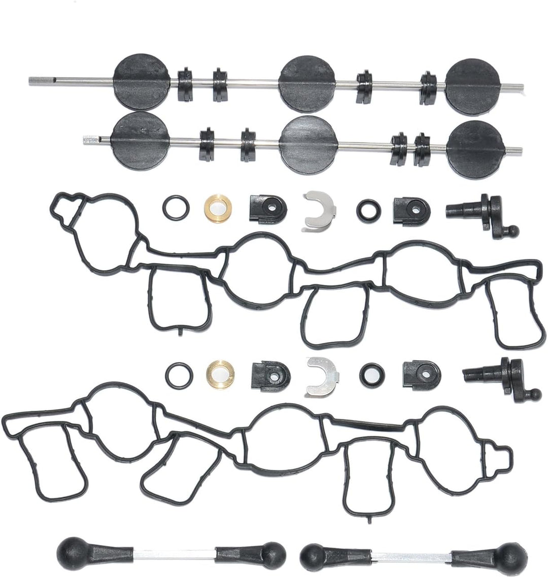 Bisenya Ansaugkrümmer Drallklappen Set Kompatibel mit 059129711CK 059129711DC 059129712BQ 059198212,