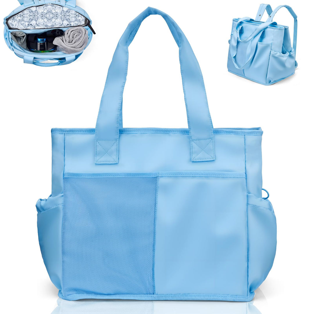 Odoland Kühltasche 26L Faltbar, Auslaufsicher Isoliertasche mit Kühlfach & Staufach, 2 in 1 Wasserdi
