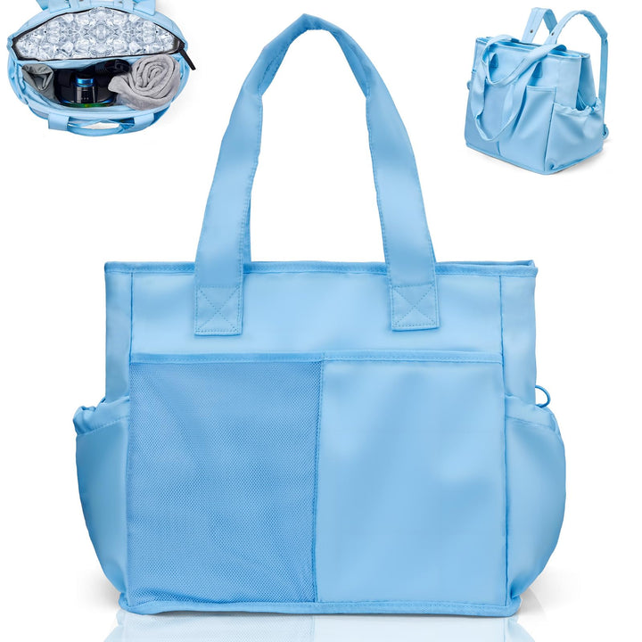 Odoland Kühltasche 26L Faltbar, Auslaufsicher Isoliertasche mit Kühlfach & Staufach, 2 in 1 Wasserdi