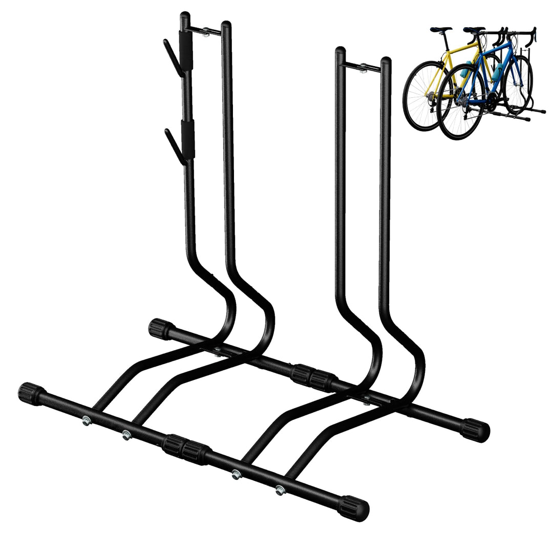 TLGREEN Fahrradständer Boden 2er-Set 24–26 Zoll,2-stufig(40/70 mm)