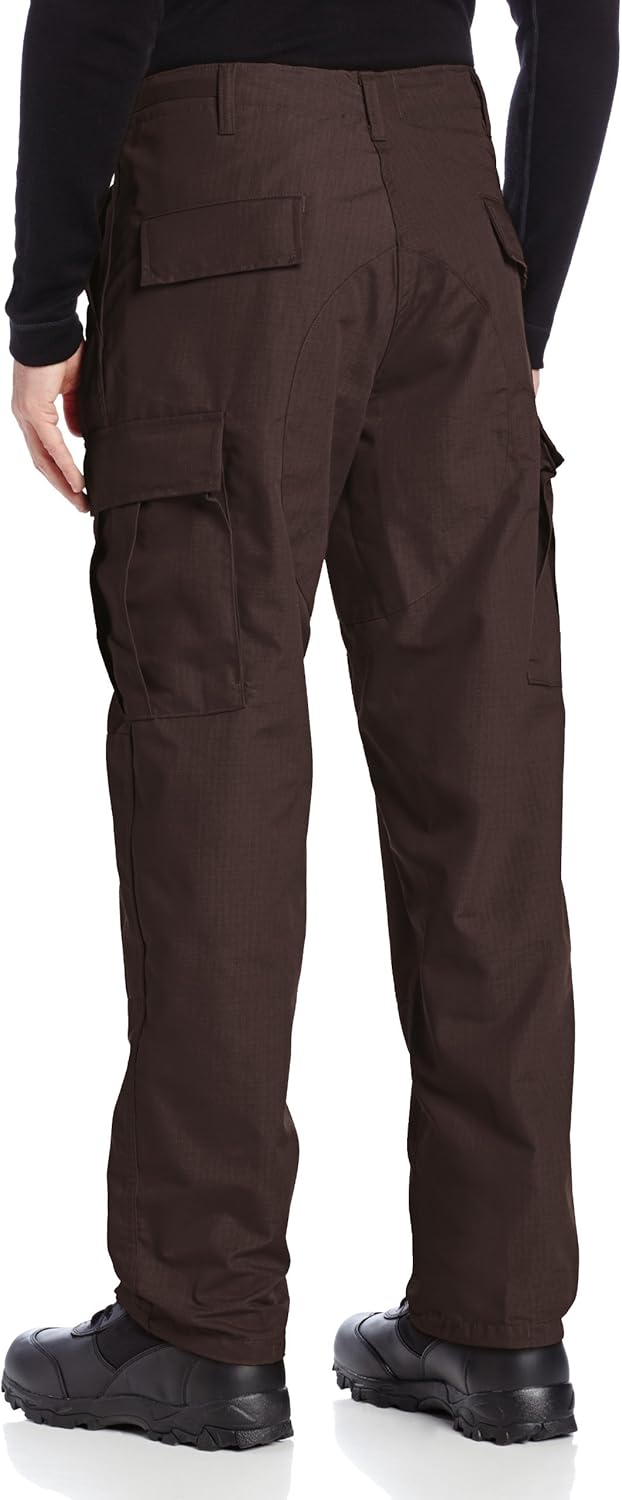 Tru-Spec Herren-Hose aus Polyester und Baumwolle, Ripstop-Hose XS Kurz Braun, XS Kurz Braun