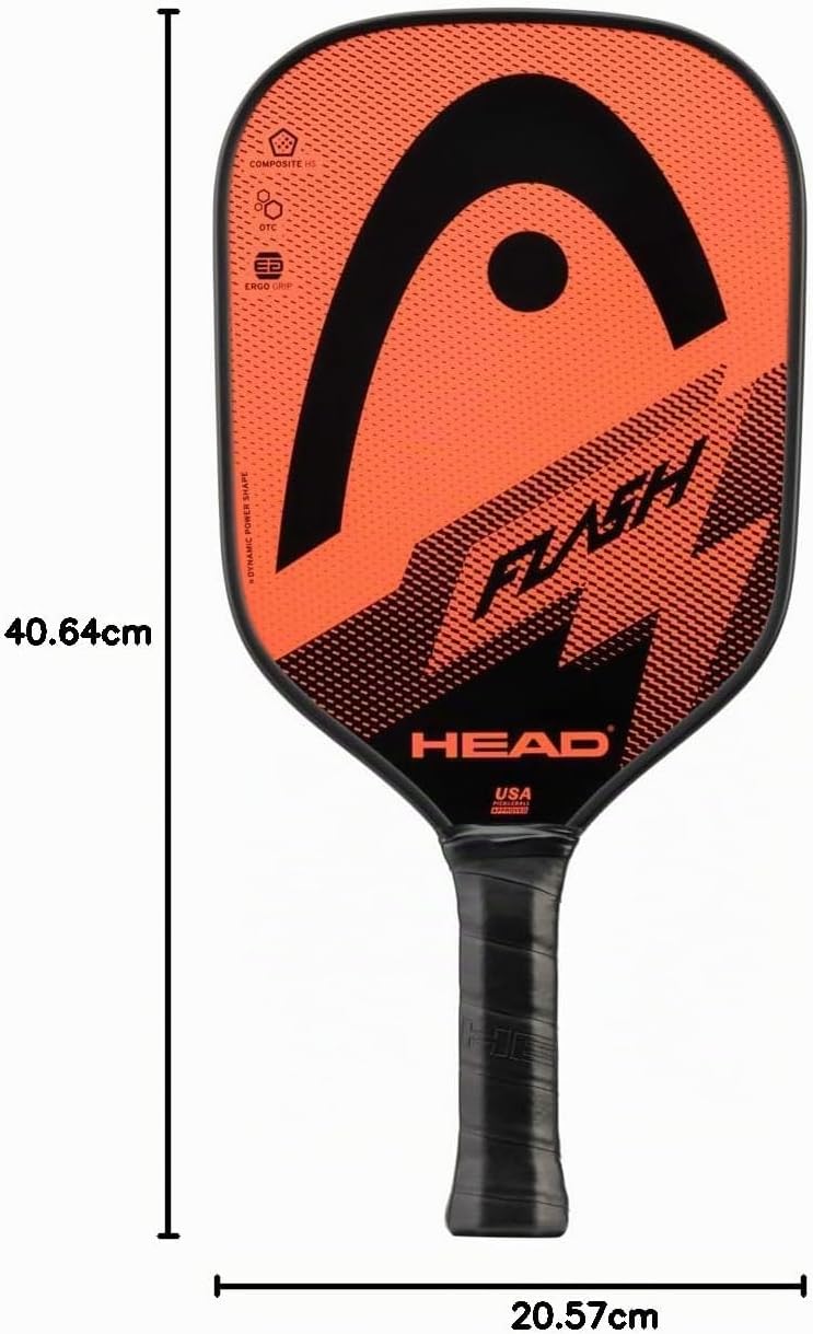 Head Flash Pickleball Pack – 2 zugelassene Paddel, 2 Outdoor-Bälle, Tragetasche Pickleball-Packung,