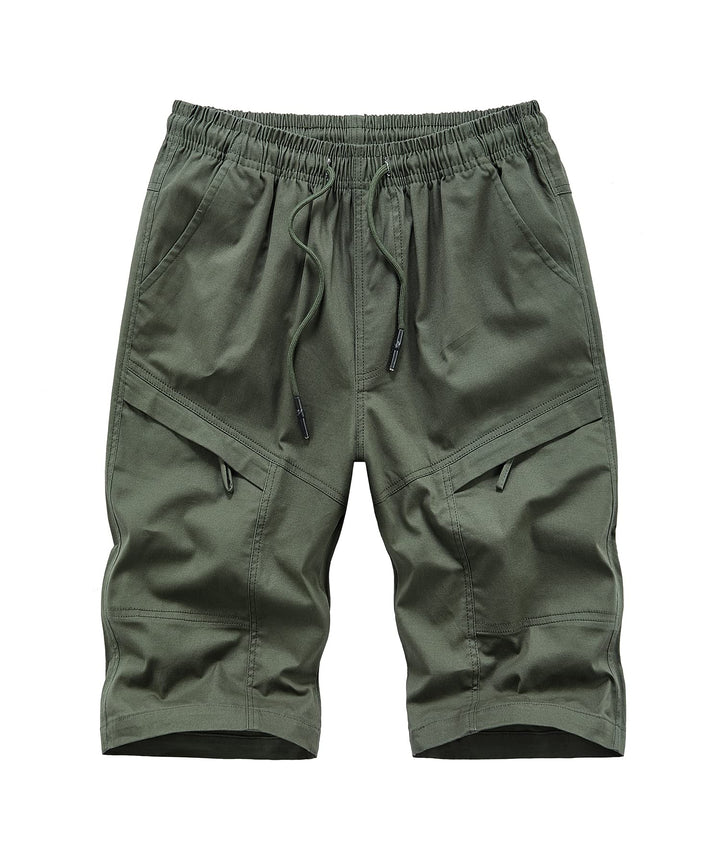 Btmpmcs Herren Cargo Shorts aus Baumwolle Vintage Chino Shorts mit vielen Taschen Sommer Bermuda Kur