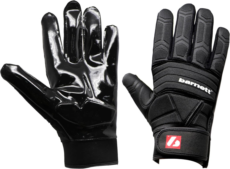 BARNETT FLG-03 American Football Handschuhe Linemen Profi, OL,DL, schwarz, S