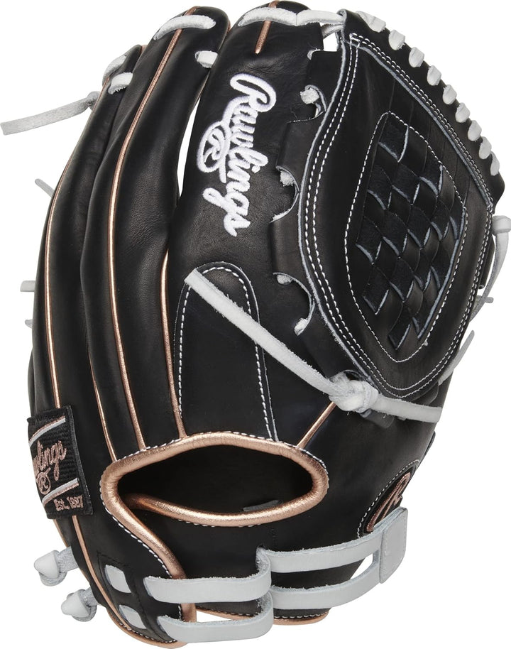 Rawlings Heart of The Hide Baseball-Handschuh-Serie Rechte Hand Wurf Infield 12 - Basket Web - Schwa