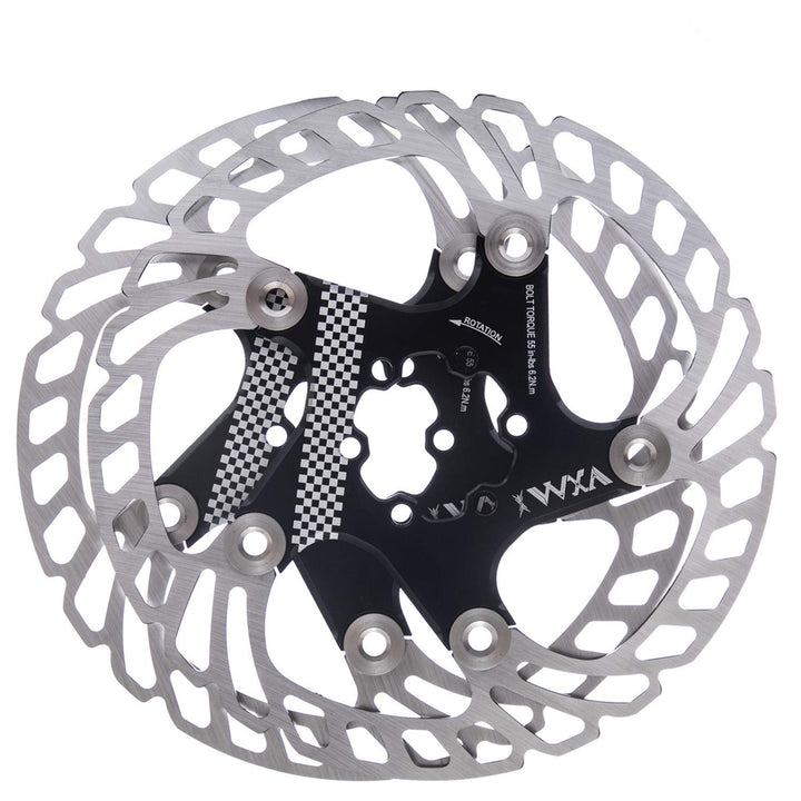 YBEKI Fahrrad Bremsscheibe 140mm 160mm 180mm 203mm 2 Stück Fahrrad Bremsscheibe Schwimmbremse für Re