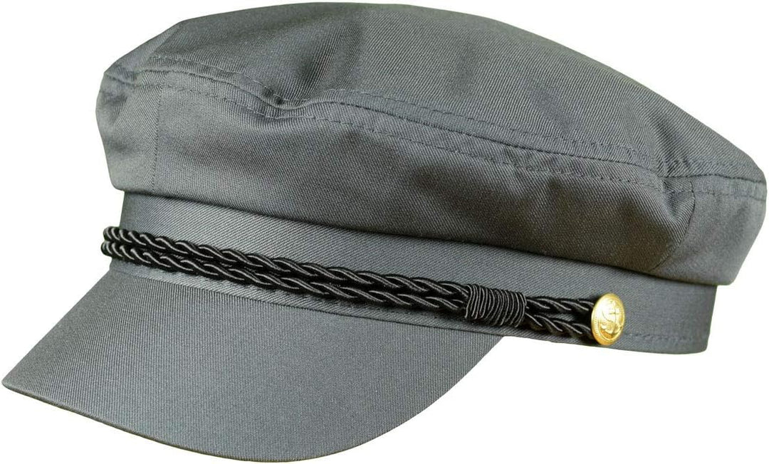 MADSea Unisex Elbsegler Gold Edition Schirmkappe M Grau, M Grau