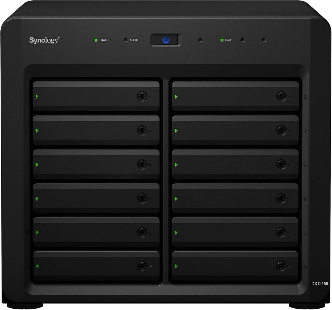 Synology DX1215II Festplattenerweiterungsgehäuse, schwarz