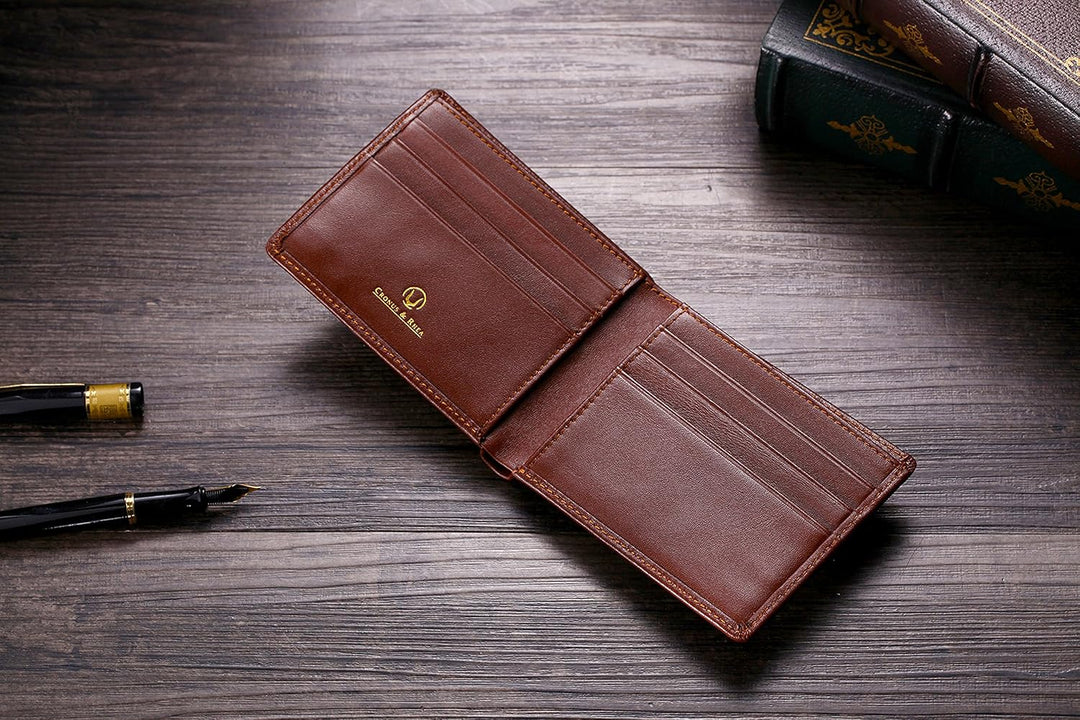 Cronus & Rhea® | Luxus Geldklammer aus exklusivem Leder (Ladon) | Kartenhalter - Kartenetui - Geldbe