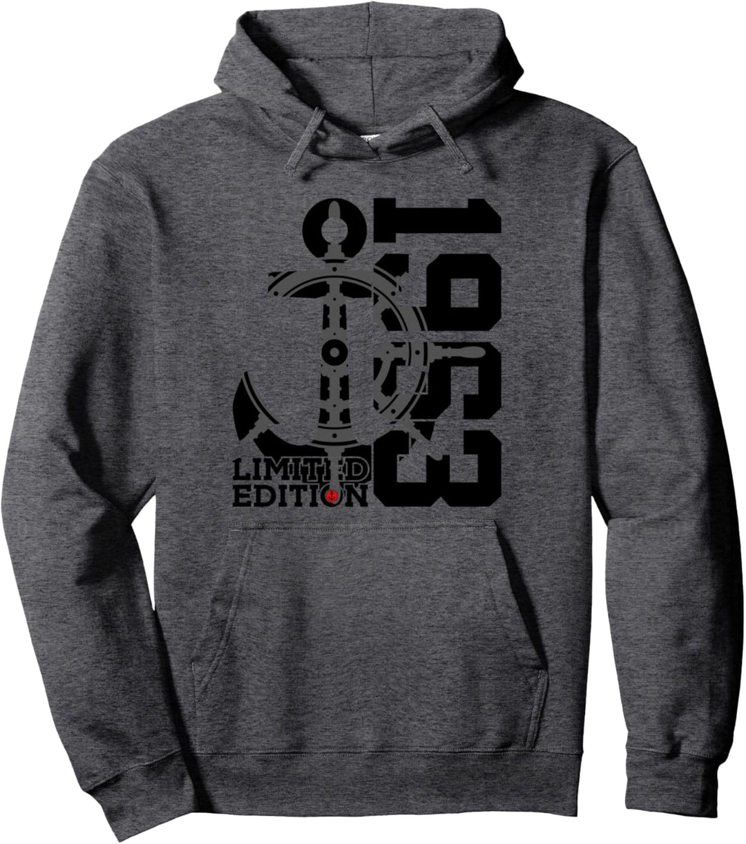 61 JAHRE KAPITÄN 1963 LIMITED EDITION SEGLER 61. GEBURTSTAG Pullover Hoodie
