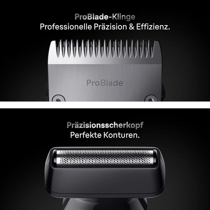 Braun All-in-One Trimmer-Set 7, 13-in-1 Multigroom, Haarschneidemaschine für Gesicht, Kopf und Körpe