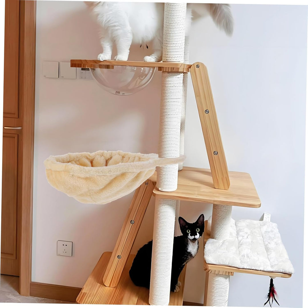 Toddmomy Plüsch Katzenhängematte Ersatzbett Aus Weichem Material Grosses Katzenfensterbett Zum Aufhä