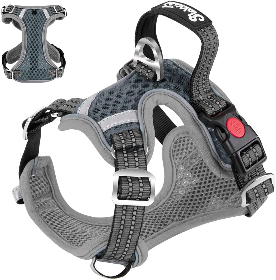 Eyein No-Pull Hundegeschirr, Air-Mesh Atmungsaktiv Brustgeschirr für kleine, mittelgrosse und grosse