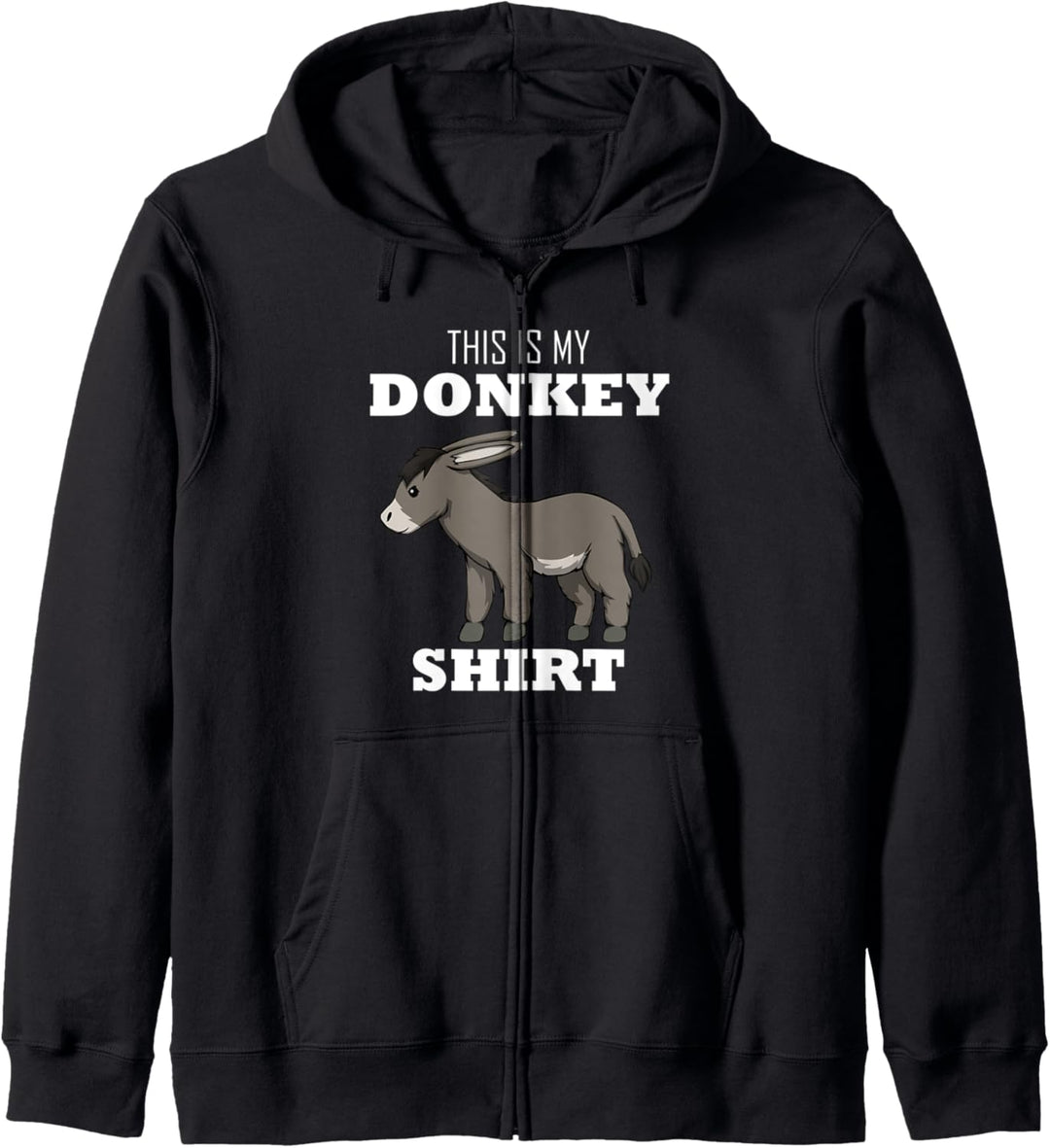 Bauernhof Tier Ironie Baby Esel Kapuzenjacke