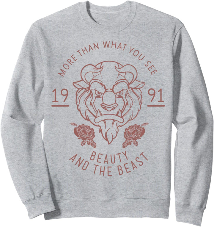 Disney Beauty And The Beast More Than What You See Vintage Sweatshirt