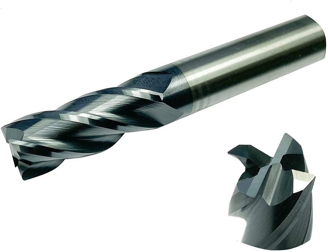 CNC QUALITÄT VHM Torusfräser - Schaftfräser Ø 3/4 / 5/6 / 8/10 / 12 mm - AlTiN beschichtet - High Pe