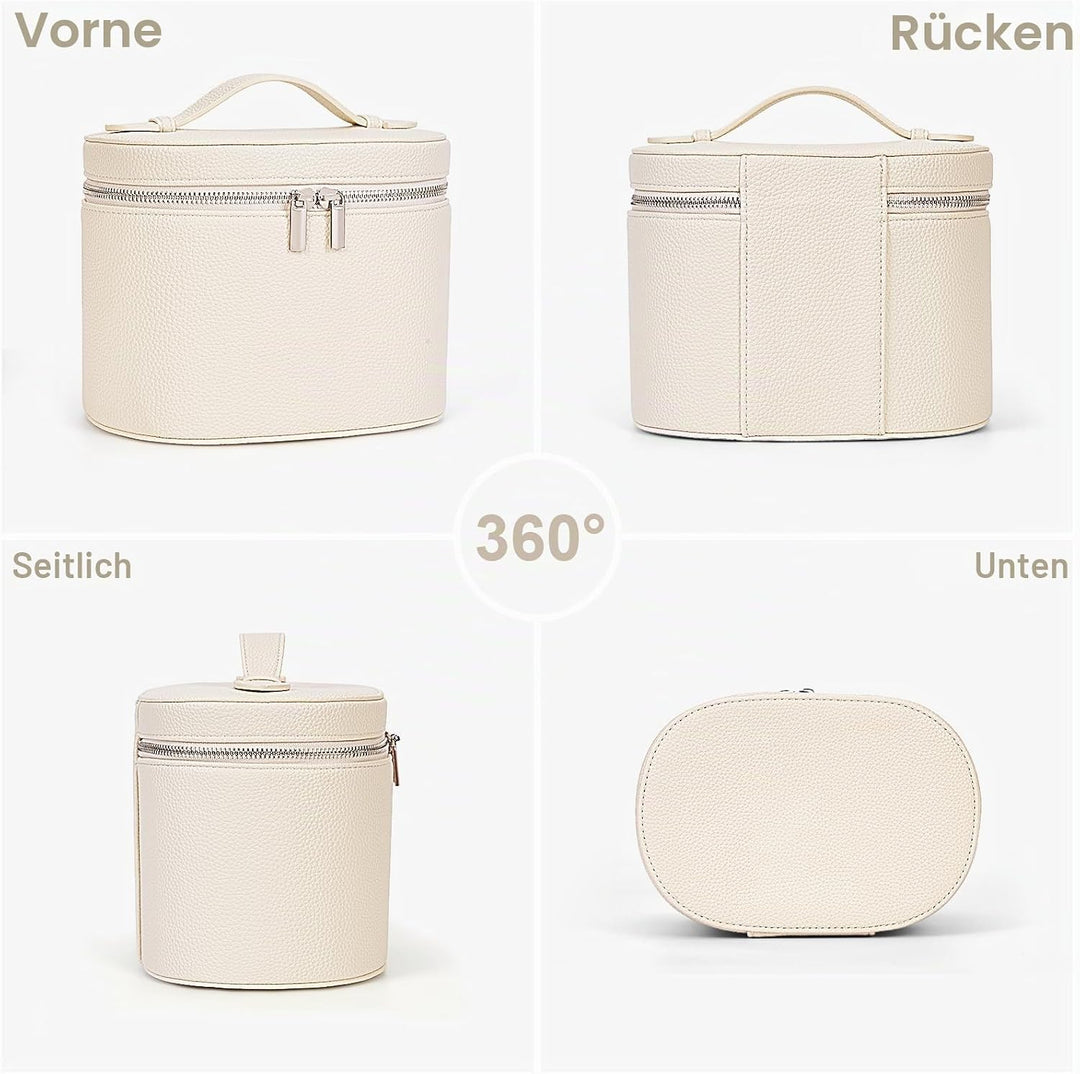 YFGBCX Make-up-Tasche mit herausnehmbarer Trennwand, Reise-Kulturbeutel, tragbare Kosmetiktasche, Ma