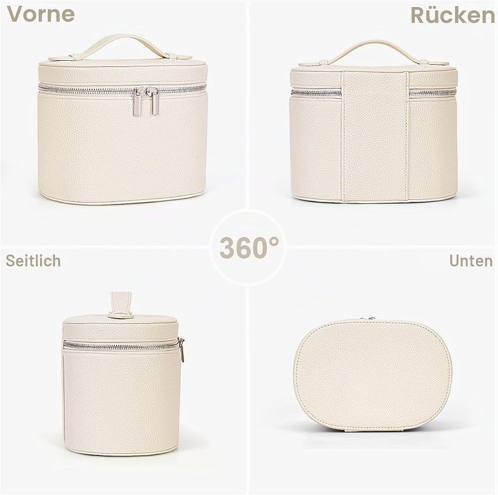 YFGBCX Make-up-Tasche mit herausnehmbarer Trennwand, Reise-Kulturbeutel, tragbare Kosmetiktasche, Ma