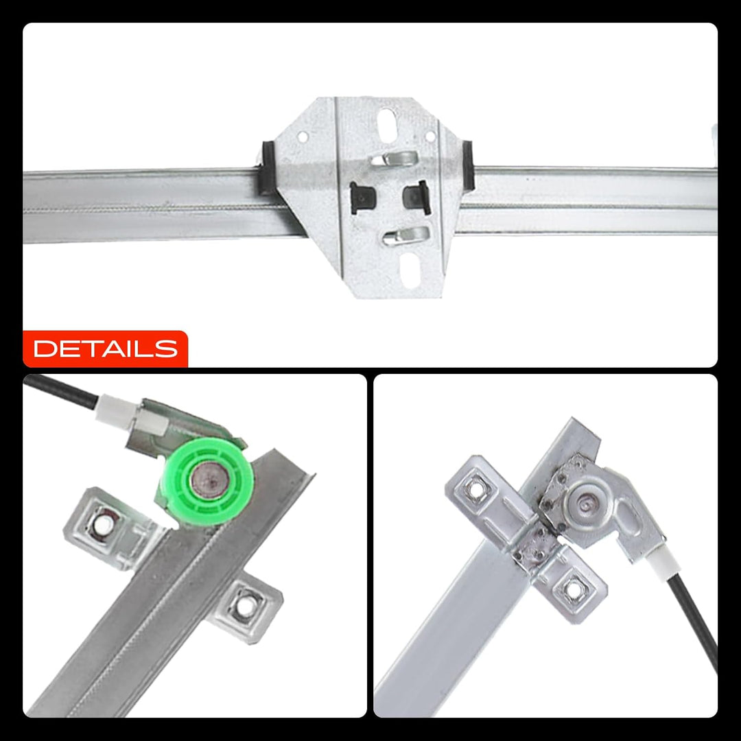 Frankberg Manuell Fensterheber Ohne Motor Vorne Links Kompatibel mit Golf II 19E 1G1 J-e-t-t-a II 19