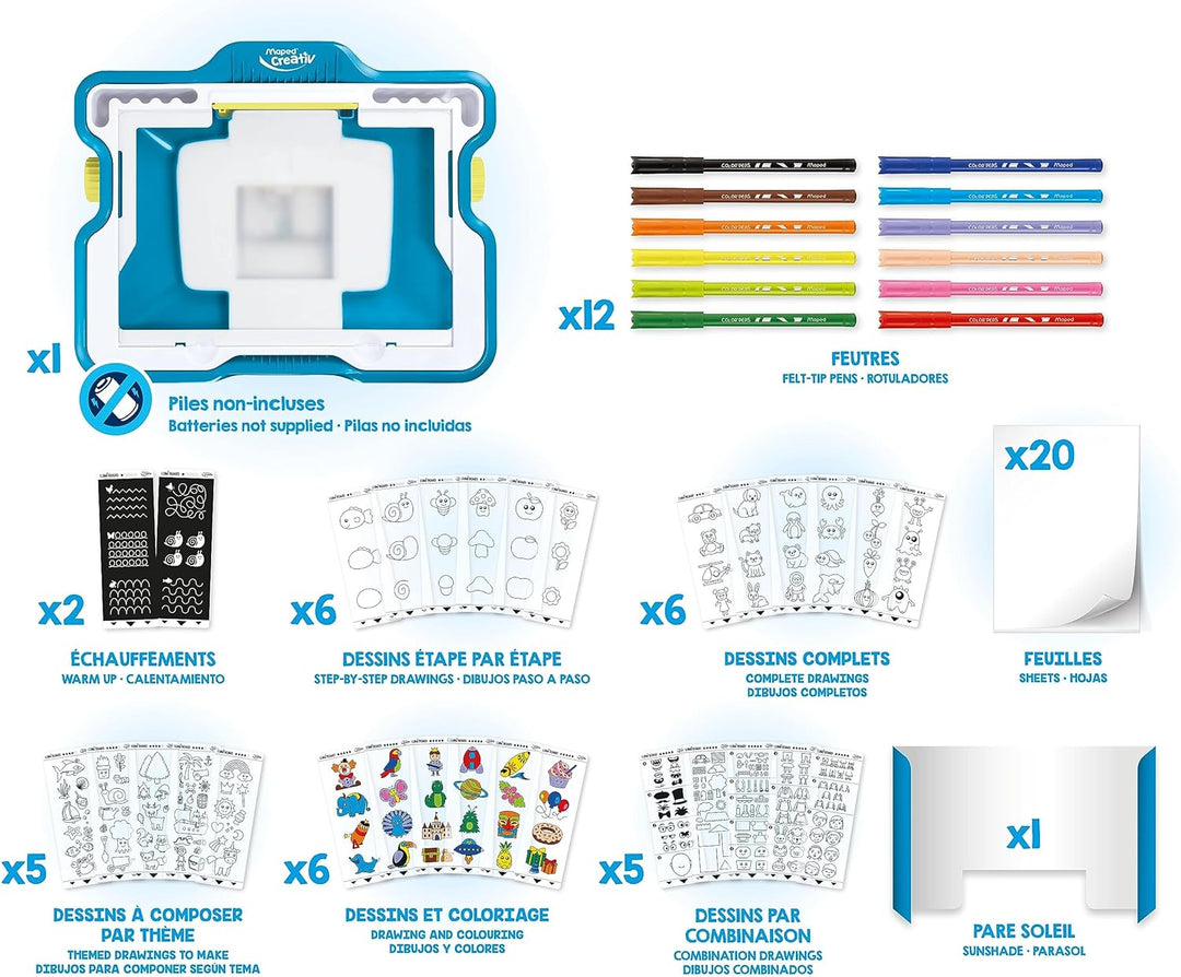 Maped 907021 CREATIV - Lichttisch, Lichtmaschine LUMI'BOARD, 1 Stück (1er Pack)