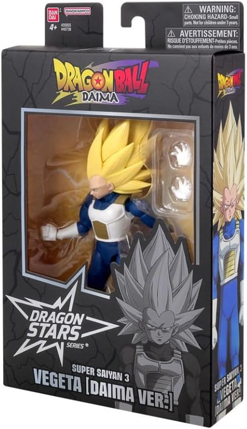 Action figure Dragon Stars da 17 cm - BANDAI - Dragon Ball Daima - Super Saiyan 3 Vegeta - Vegeta SS