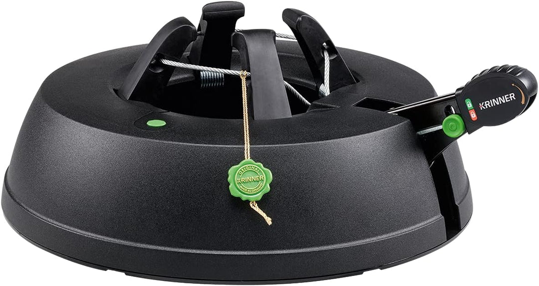 Krinner Recycling Weihnachtsbaum Christbaumständer Green Line S Schwarz 34cm inkl. Fusspedal- und Ei