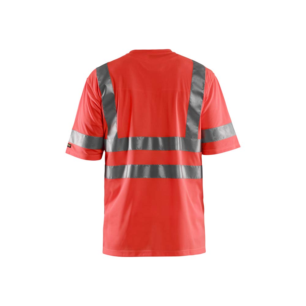 Blaklader 341310095500S T-Shirt, High Vis Rot, Grösse S
