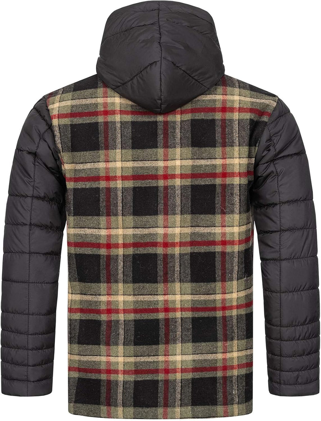 Rock Creek Herren Übergangsjacke Karierte Flanelljacke H-265 M Dunkelgrün, M Dunkelgrün