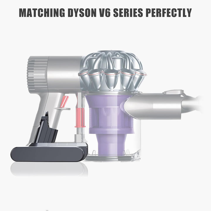 Vunzo 6000mAh V6 Ersatzakku mit LCD-Bildschirm für Dyson V6 Akku - Kompatibel mit DC62 DC58 DC59 DC6