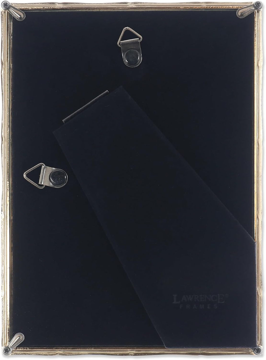 Lawrence Frames 712257 Metall-Bilderrahmen mit Bambus-Design, 12,7 x 17,8 cm, goldfarben 5x7 Gold, 5