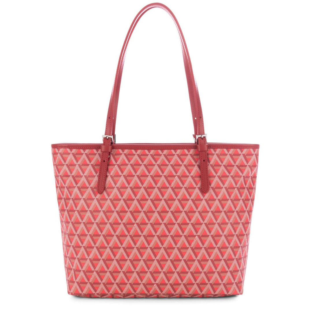 Lancaster Tasche Ikon Tote Bag 418-03-ROUGE Damen Ledertasche Handtasche Shopper Schultertasche Rot