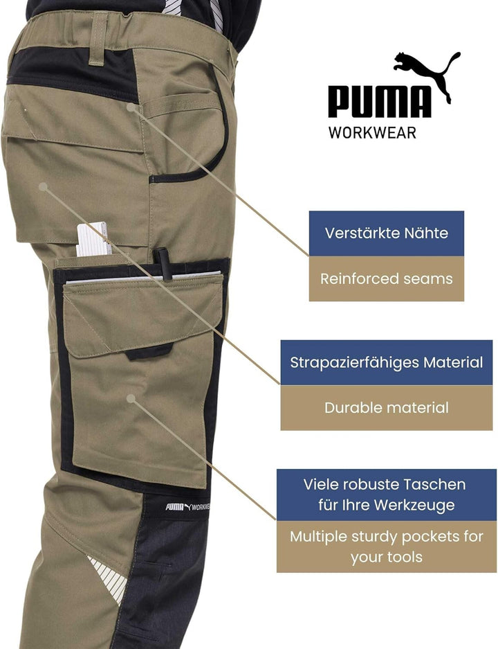 Puma Workwear Precision X - Arbeitshose Herren - Premium Arbeitskleidung mit vielen Taschen und vers
