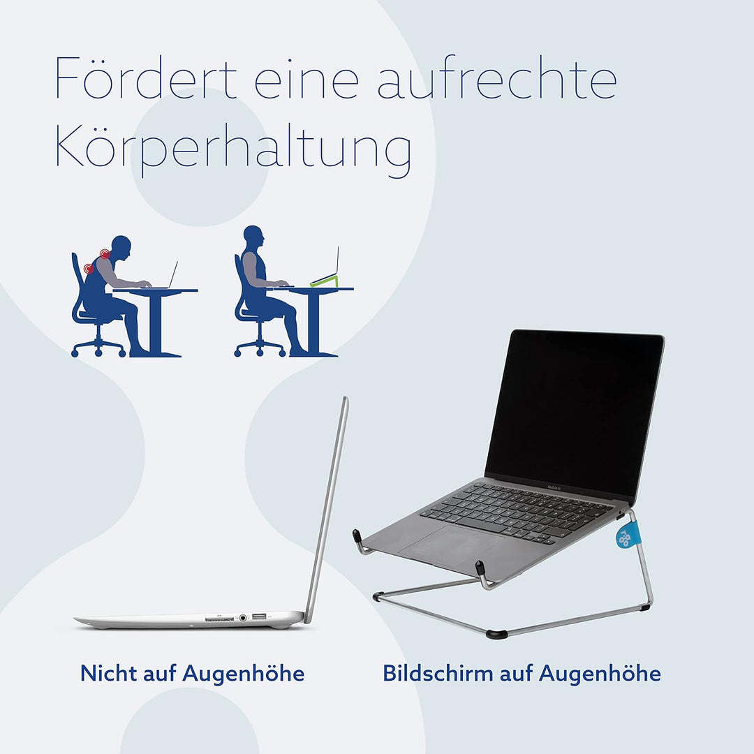 R-GO Tools Office Laptopständer silber, Silber