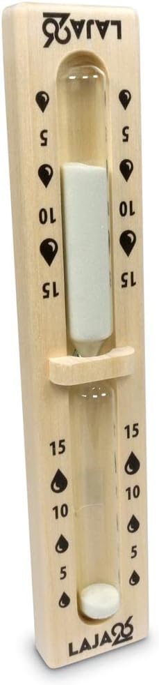 Sauna Sanduhr ''Bügel'' weisser Sand