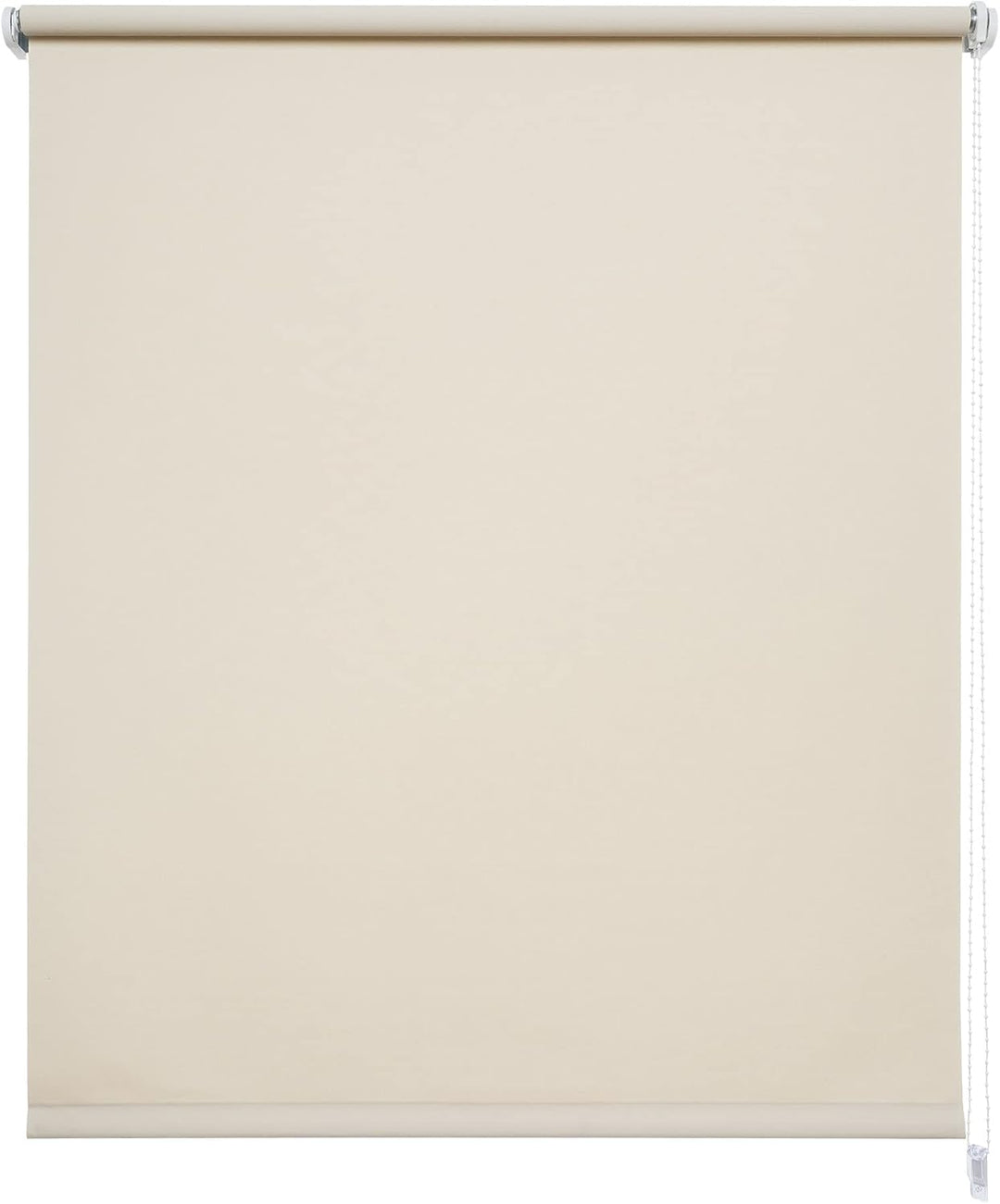 Liedeco® Rollo, Fenster Rollo, Kettenzug-Rollo / 162 x 180 cm (Breite x Höhe), Cream/lichtdurchlässi